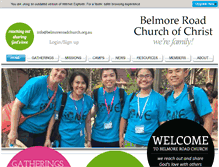 Tablet Screenshot of belmoreroadchurch.org.au